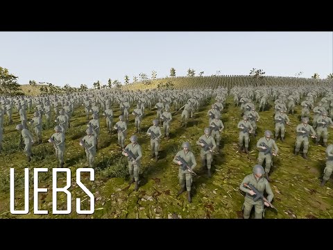 60.000 Roman Soldier vs 10.000 American Soldier Shotgun- Ultimate Epic Battle Simulator 2- UEBS 2