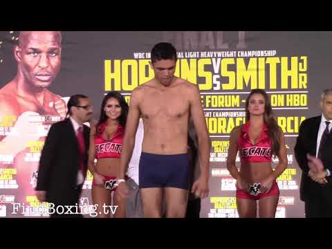 Yamaguchi Falcao & Josue Obando weigh in Golden Boy Promotions