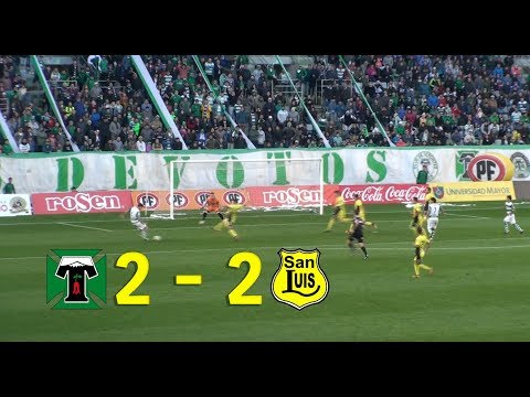 Deportes Temuco VS San Luis (2-2) Resumen - Goles - Jugadas / German Becker 2018 / Fecha 14