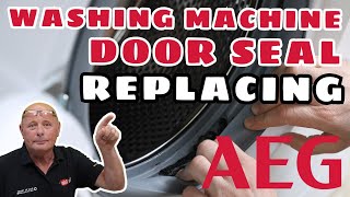 How to replace AEG washing machine door seal or gasket (2012 onwards)