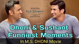 Download lagu MS Dhoni And Sushant Singh Rajput Top Funny Moments Together M.S. Dhoni Movie mp3