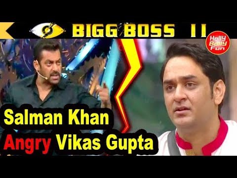 Biggboss11 Salman Khan took class of vikas gupta