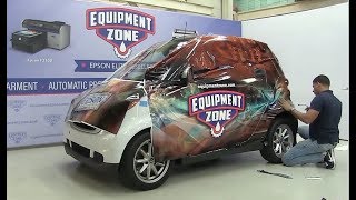 Car Wrap Installation from Start to Finish Using the Epson Solvent Pri