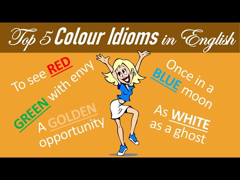 Top 5 Colour Idioms in English | Learn English idioms and phrases with meanings and examples