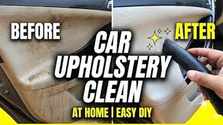 Car Upholstery clean at Home | DIY