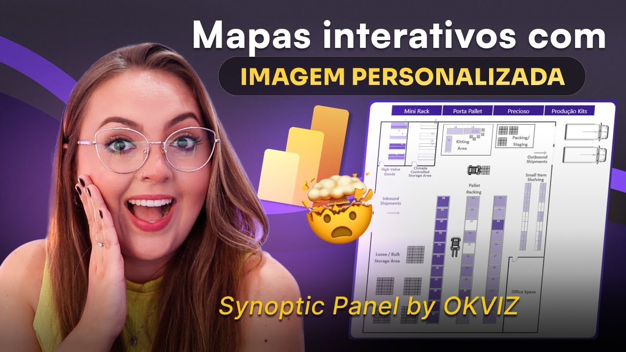 Como Usar suas Imagens como um MAPA INTERATIVO no Power BI (Synoptic Panel)