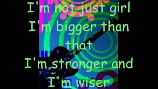 I'm Not Just A Girl - School Gyrls - Lyrics