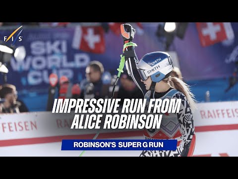 Impressive Run From Alice Robinson | FIS Alpine