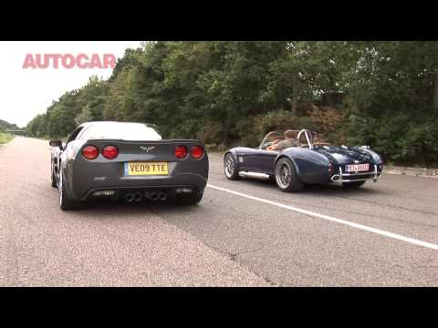 Corvette ZR1 v AC Mk6 - drag race by autocar.co.uk