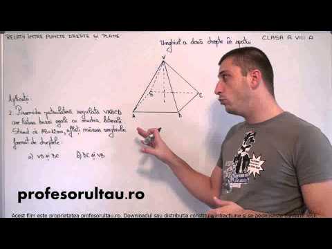 probleme rezolvate unghiul a doua drepte - profesorultau.ro