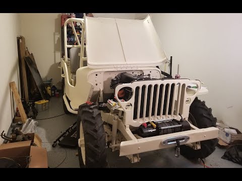 Submarine Willys Jeep Restomod - 8 - Driveshafts 'n Details