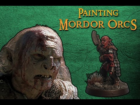Painting Mordor Orcs from 2001!   Middle-earth SBG