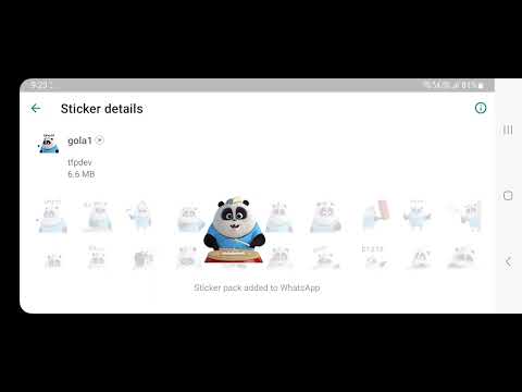 Animated Panda WASticker