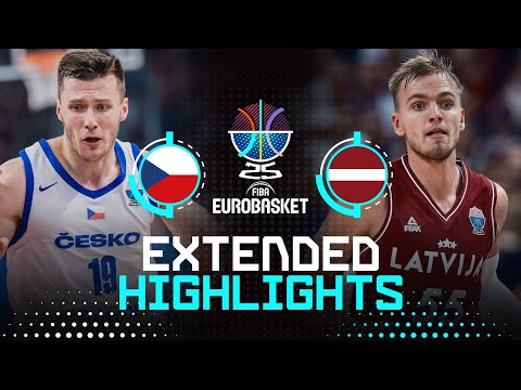 Czechia 🇨🇿 vs Latvia 🇱🇻 | Extended Highlights | FIBA EuroBasket 2025