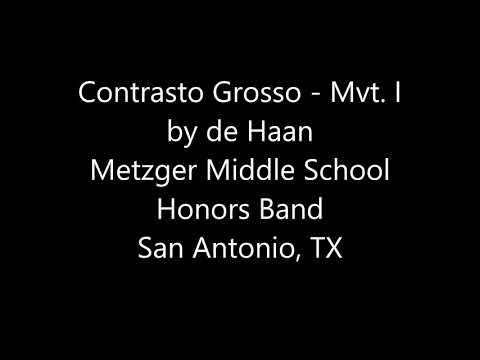 Contrasto Grosso - Mvt. I - de Haan