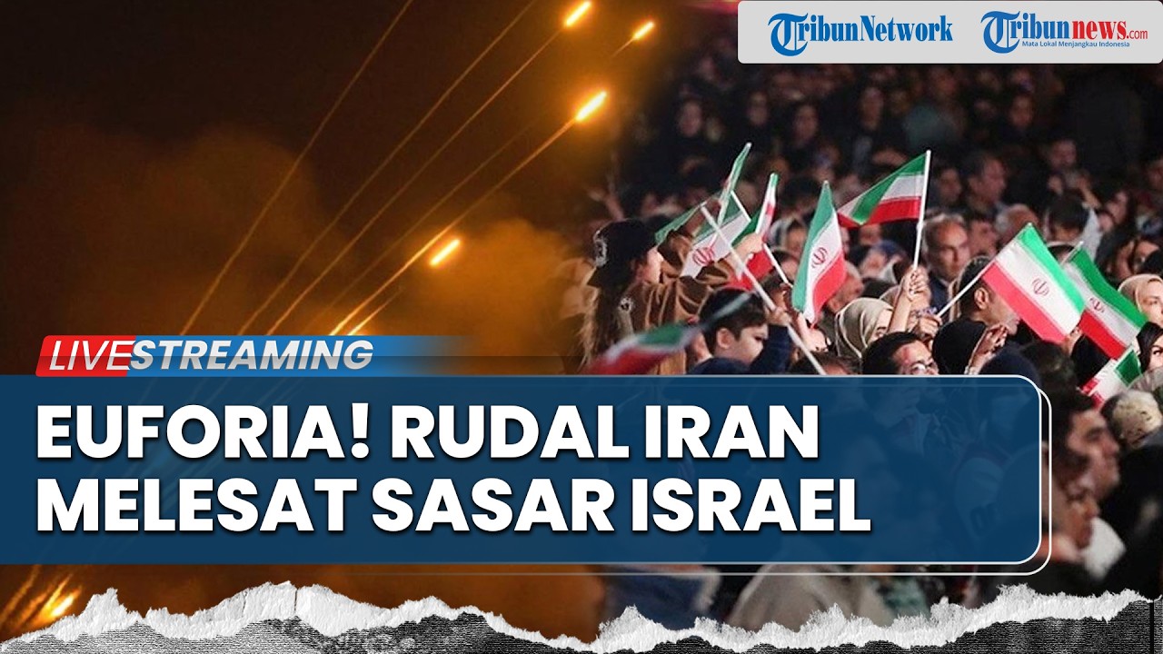 Euforia Iringi Detik-detik Rudal Iran Meluncur ke Israel Hingga Iron Dome Zionis Mode Siaga Tempur!