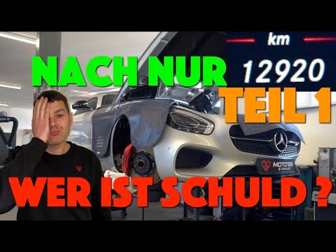Motor nach 12920 KM Totalschaden ! Unfassbar AMG GT Mercedes Sportwagen
