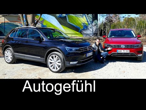 Volkswagen Tiguan onroad/offroad FULL REVIEW test driven all-new new neu VW SUV 2016/2017 Video