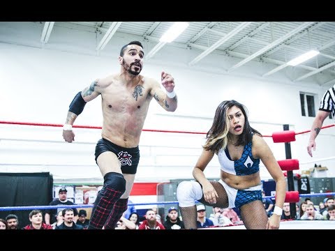 Aiden Aggro & Ashley Vox Try To One-Up Each Other - Limitless Wrestling (Intergender)