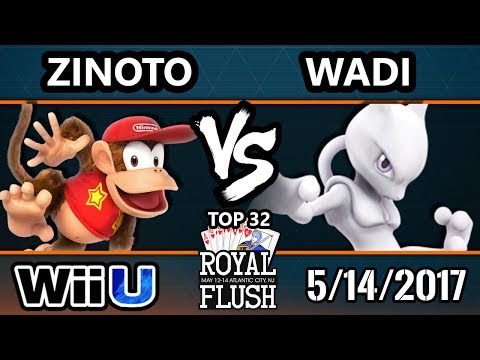 Royal Flush SSB4 - EG | Zinoto (Diddy Kong) Vs. Wadi (Mewtwo) Smash 4 Top 32 - Smash Wii U
