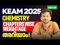 KEAM 2025 CHEMISTRY CHAPTERS WISE WEIGHTAGE അറിയാം Xylem KEAM
