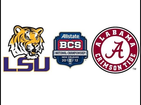 2012 BCS National Championship, #1 LSU vs #2 Alabama (Highlights)