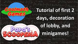 Coolmath Games - Papa's Scooperia Full Gameplay Walkthrough!