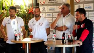 preview picture of video 'Pressekonferenz KSV Baunatal SC Pfullendorf'