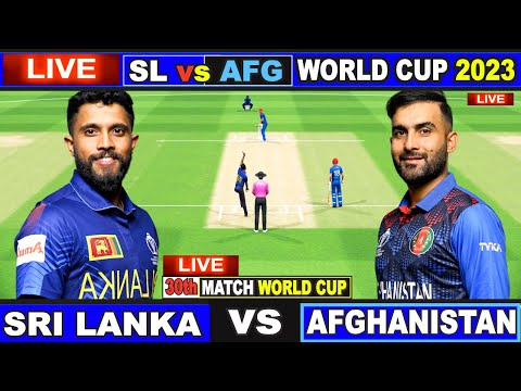 Live: SL Vs AFG, ICC World Cup 2023 | Live Match Centre | Sri Lanka Vs Afghanistan | 2nd Inning