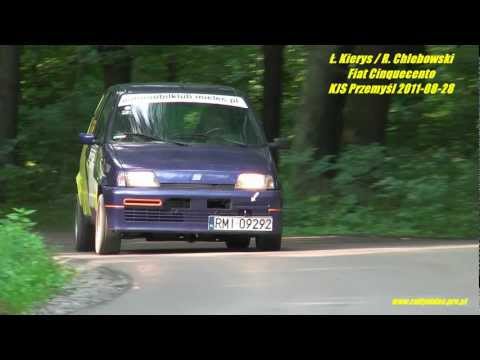 Łukasz Kierys / Ryszard Chlebowski - Fiat Cinquecento KJS Przemyśl 2011-08-28