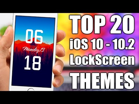 TOP 20 iOS 10 - 10.2 Jailbreak LockScreen Themes