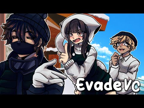 ROBLOX but EVADE VC GETS WEIRD.... | PT 6 | FUNNY MOMENTS!