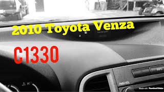 Toyota Venza ABS and TCS lights on