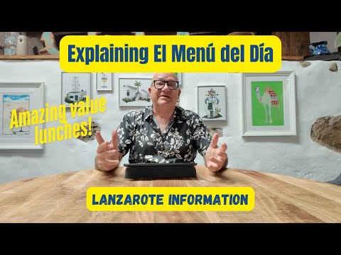 Menú del día (What you need to know about great value lunches in Lanzarote)