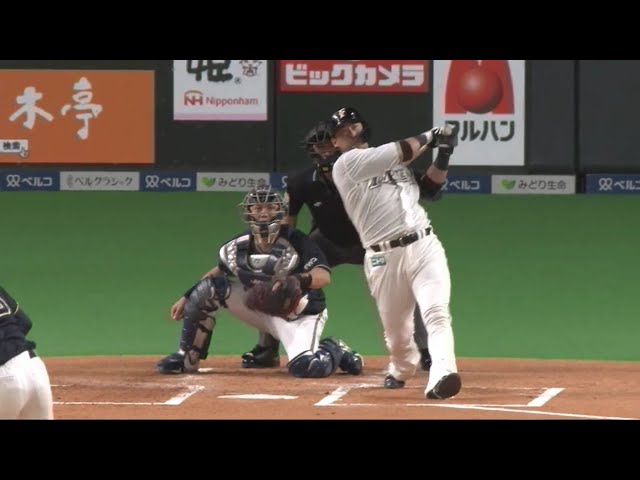【1回裏】打点王へ前進!! ファイターズ・中田の2点タイムリーヒット!! 2020/10/30 F-B
