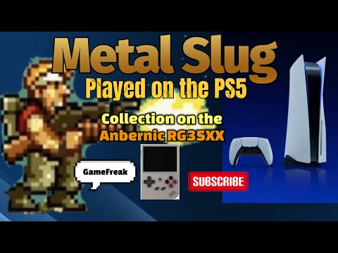 Metal Slug: Played on the PS5. Anbernic RG35XX has most of the collection! #videogames #retrogaming