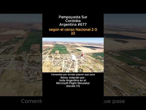 Pampayasta Sur, Cordoba desde el Microsoft Flight Simulator #pampayastasur #cordoba #msfs #joaha45