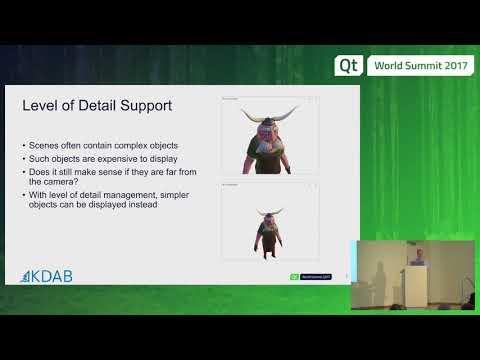 QtWS17 - What's new in Qt 3D? Sean Harmer, KDAB