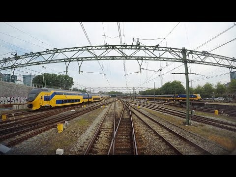 Train Cab Ride NL / Den Haag – Schiphol Airport – Amsterdam / SLT Sprinter / July 2017