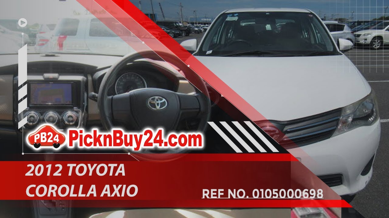 Ref No. 0105000698 2012 TOYOTA COROLLA AXIO 1.5X