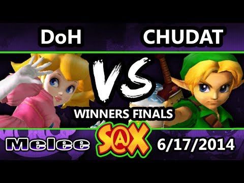 S@X Weekly - DoH (Peach) Vs. MOR | Chudat (Young Link, Marth) SSBM Winners Finals - Melee