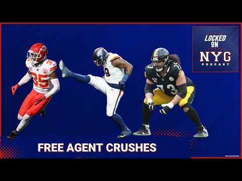 GIANTS CRUSH LIST: Top 3 Free Agents New York Needs to SECURE