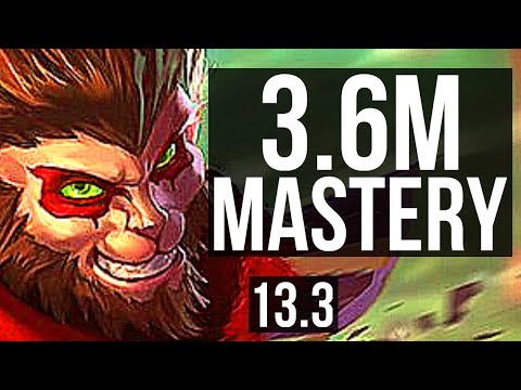 WUKONG & Lulu vs LUCIAN & Nami (ADC) | 3.6M mastery, 800+ games, 5/1/2 | KR Master | 13.3
