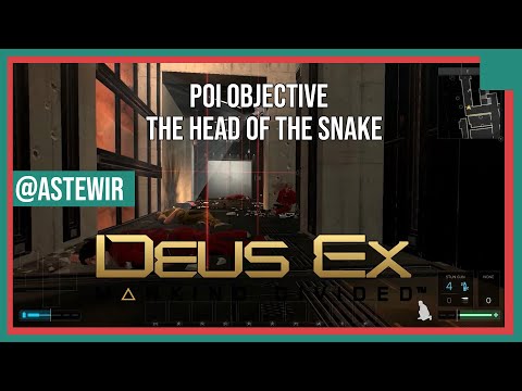 Deus Ex Mankind Divided A Criminal Past DLC - POI Objective Guide, The Head of the Snake (HD)