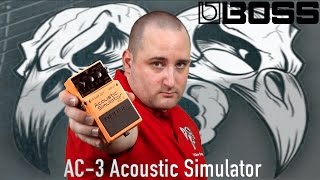 Video thumbnail for BOSS AC-3 Acoustic Simulator by Cryptic Mask Guitar