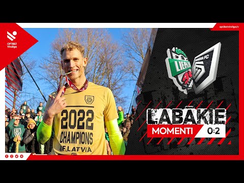 36. kārta: FK Liepāja 0:2 Valmiera FC (Labākie momenti)