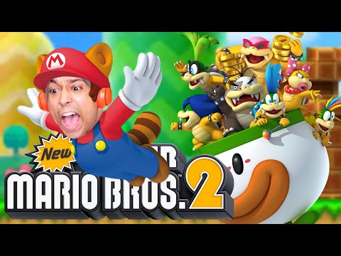 I NEVER PLAYED THIS MARIO GAME BEFORE!! [NEW SUPER MARIO BROS. 2] [3DS]