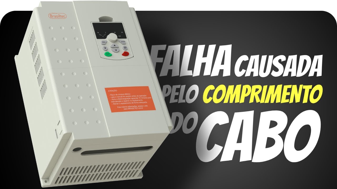 Comprimento do cabo causando falha no INVERSOR DE FREQUÊNCIA