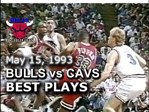 1993 Bulls vs Cavaliers game 3 highlights