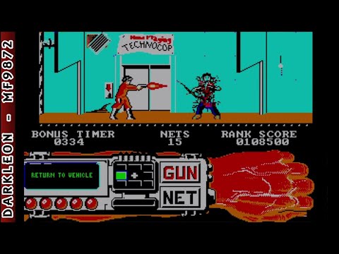Techno Cop © 1988 U.S. Gold - PC DOS - Gameplay